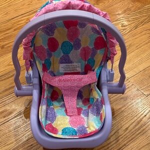 American Girl -Bitty Baby Doll Carrier with Pink and Purple Accents